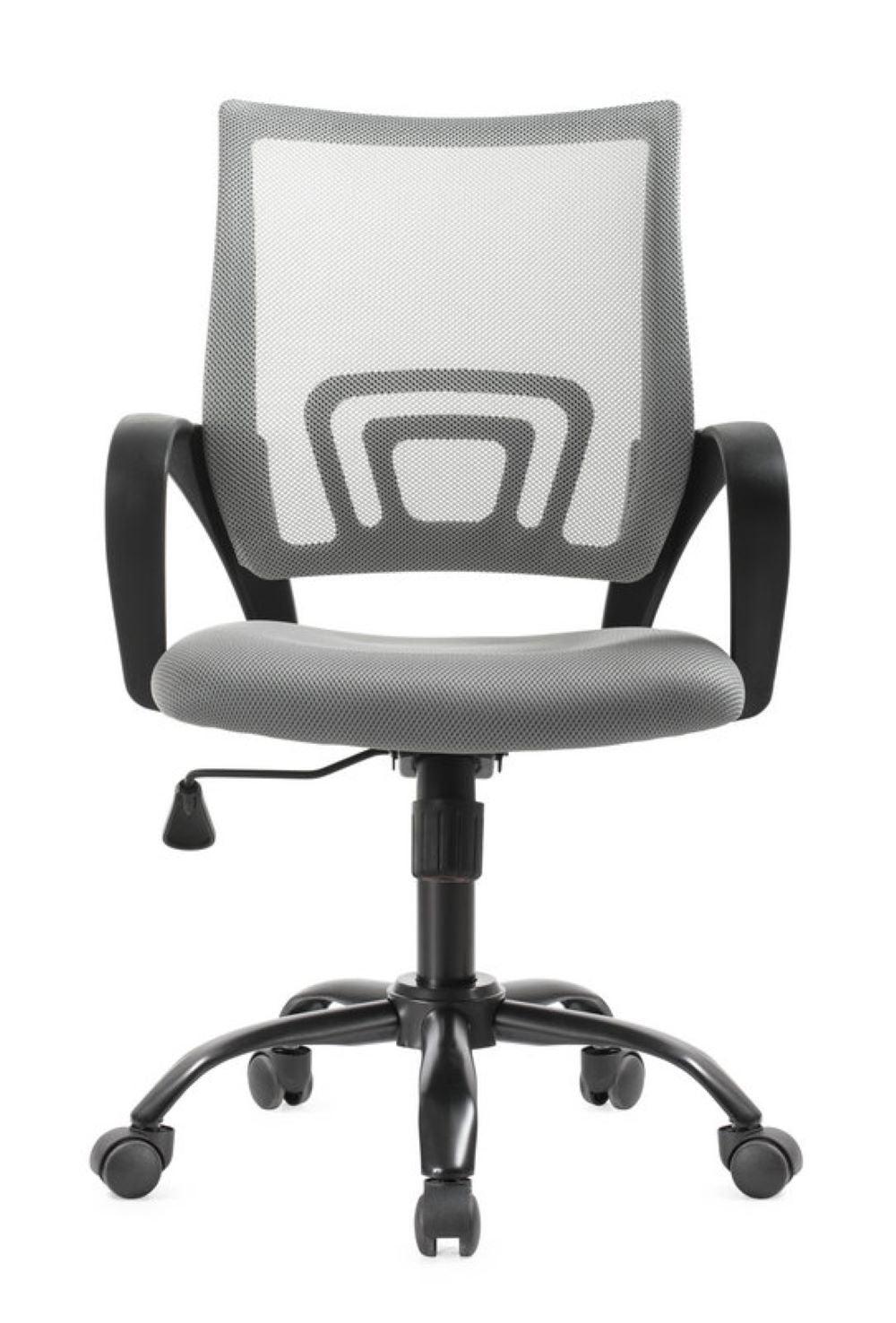 Silla De Oficina Atenas color Gris Nevado Para Oficina.