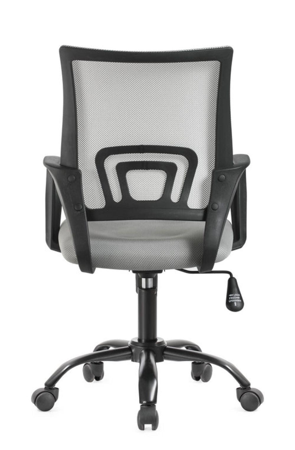 Silla De Oficina Atenas color Gris Nevado Para Oficina.