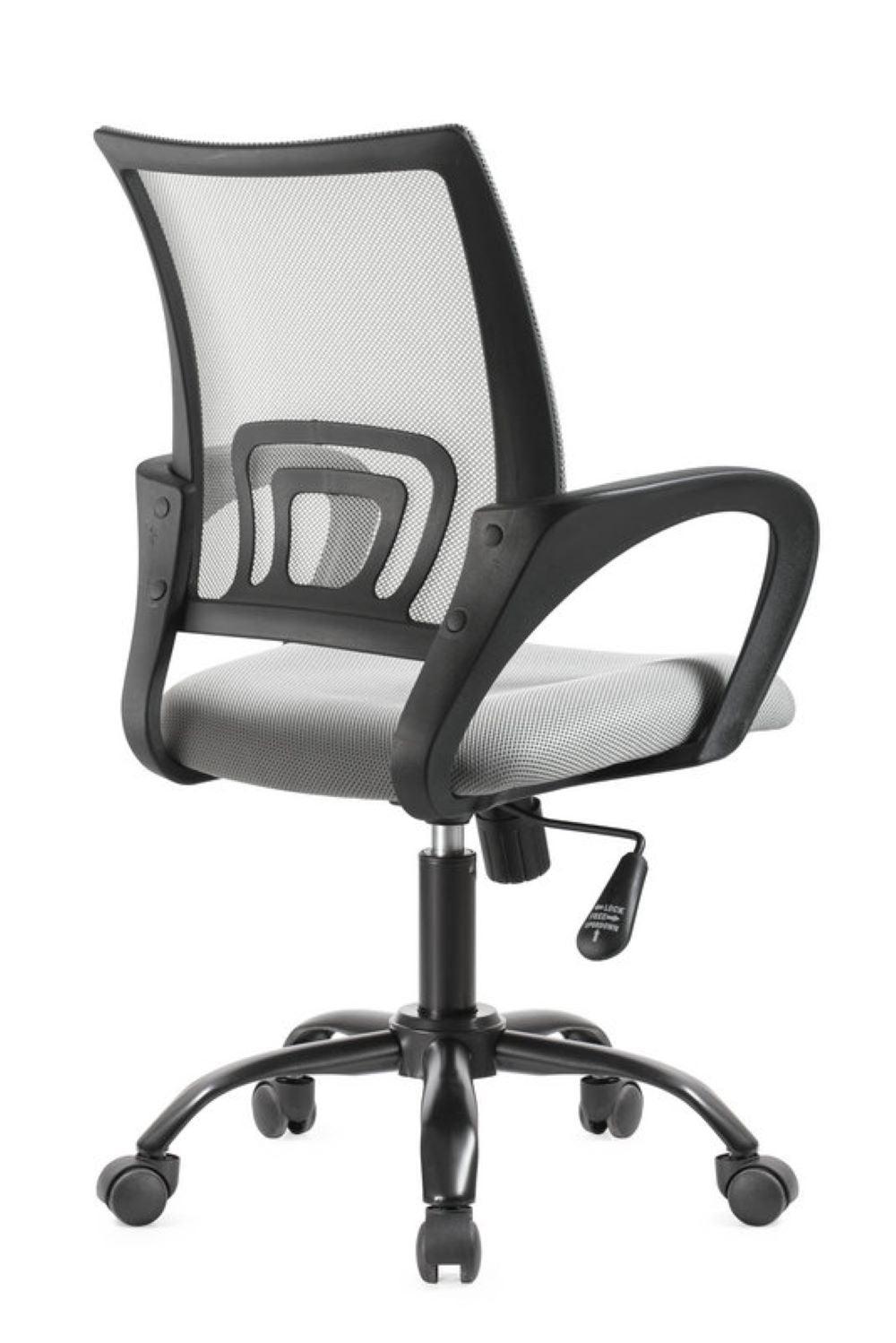 Silla De Oficina Atenas color Gris Nevado Para Oficina.