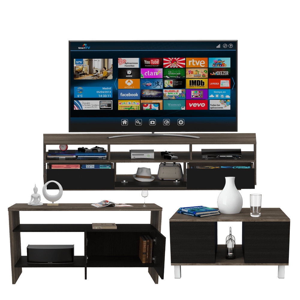Combo para Sala Vrikam, incluye Mesa para TV.
