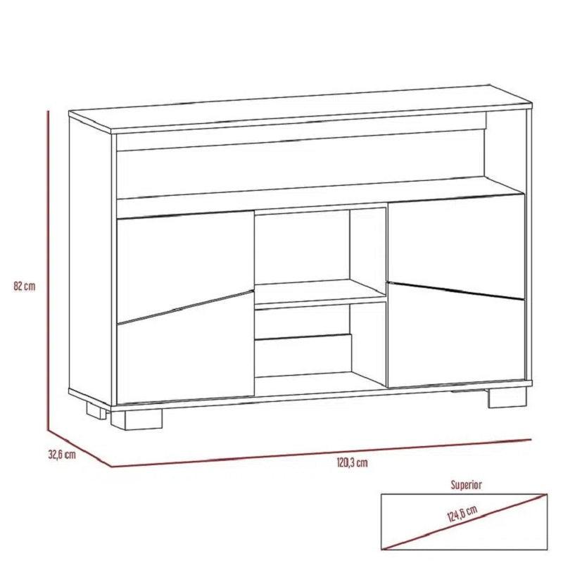 Combo para Sala Yanik, incluye Mesa para Tv.