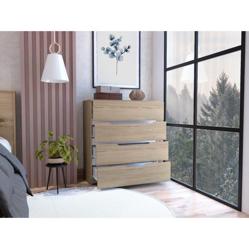 Organizador Zory color Beige y Blanco para Habitación.