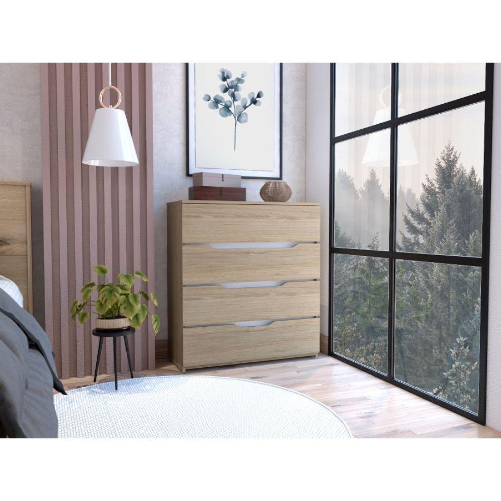 Organizador Zory color Beige y Blanco para Habitación.